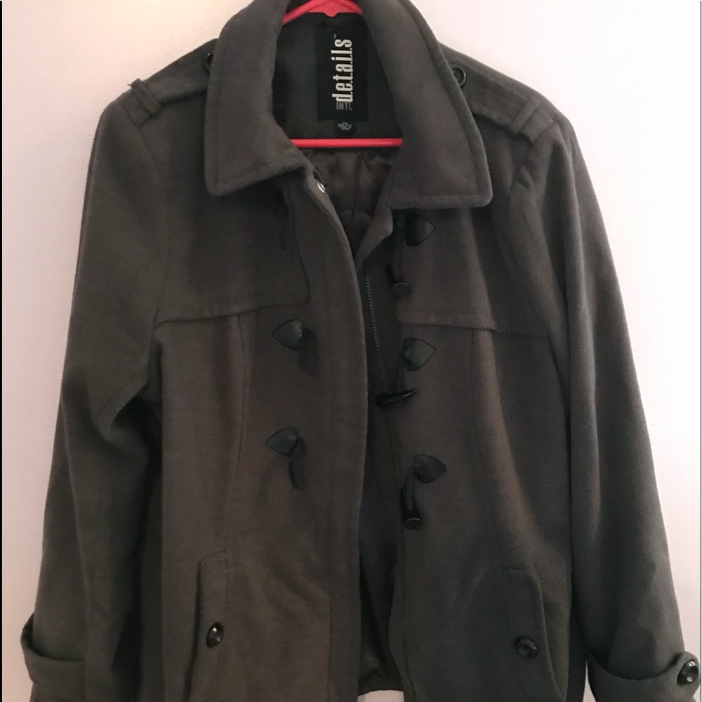 INTL d.e.t.a.i.l.s Grey Winter Coat